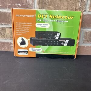 Monoprice DVI selector 2/4 Port DVI Selector Switch 2(4) DVI devices